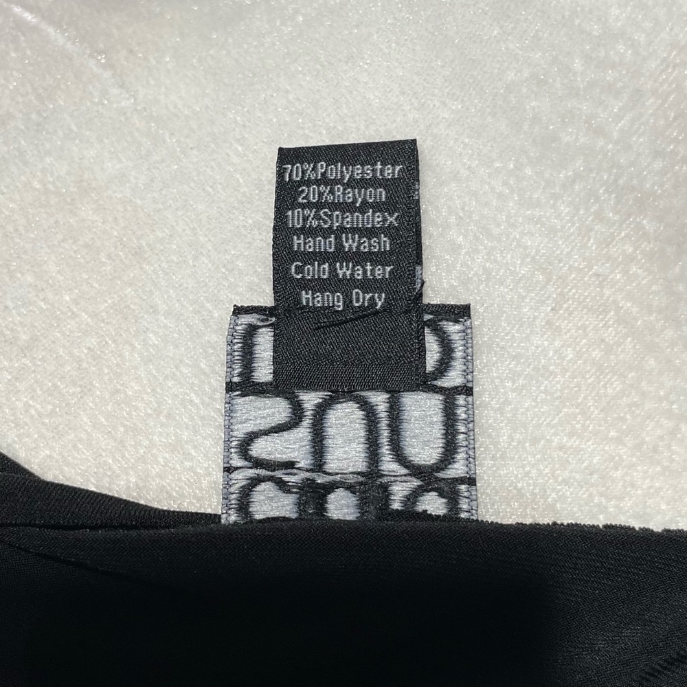 New Clara Sun Woo Modern Tie Front Cardigan Solid Black Size XS - Picture 14 of 16